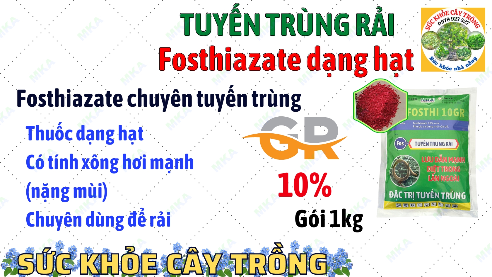 Fos - tuyến trùng rải MKA